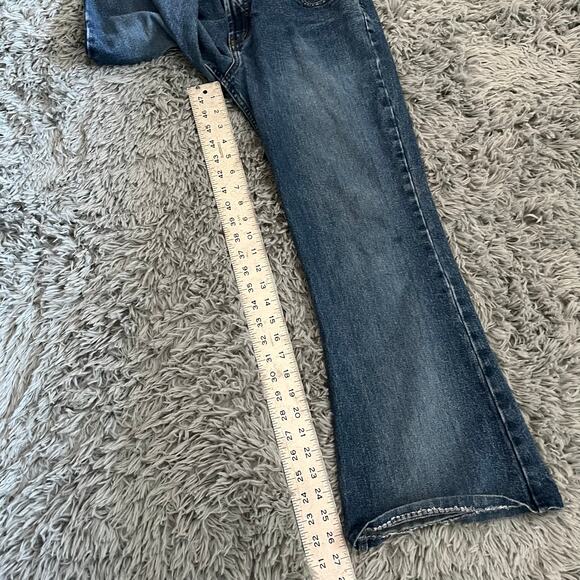 Vintage Y2K lei Wide Leg Blue Jeans Women’s Denim 2000s Large - Picture 10 of 12